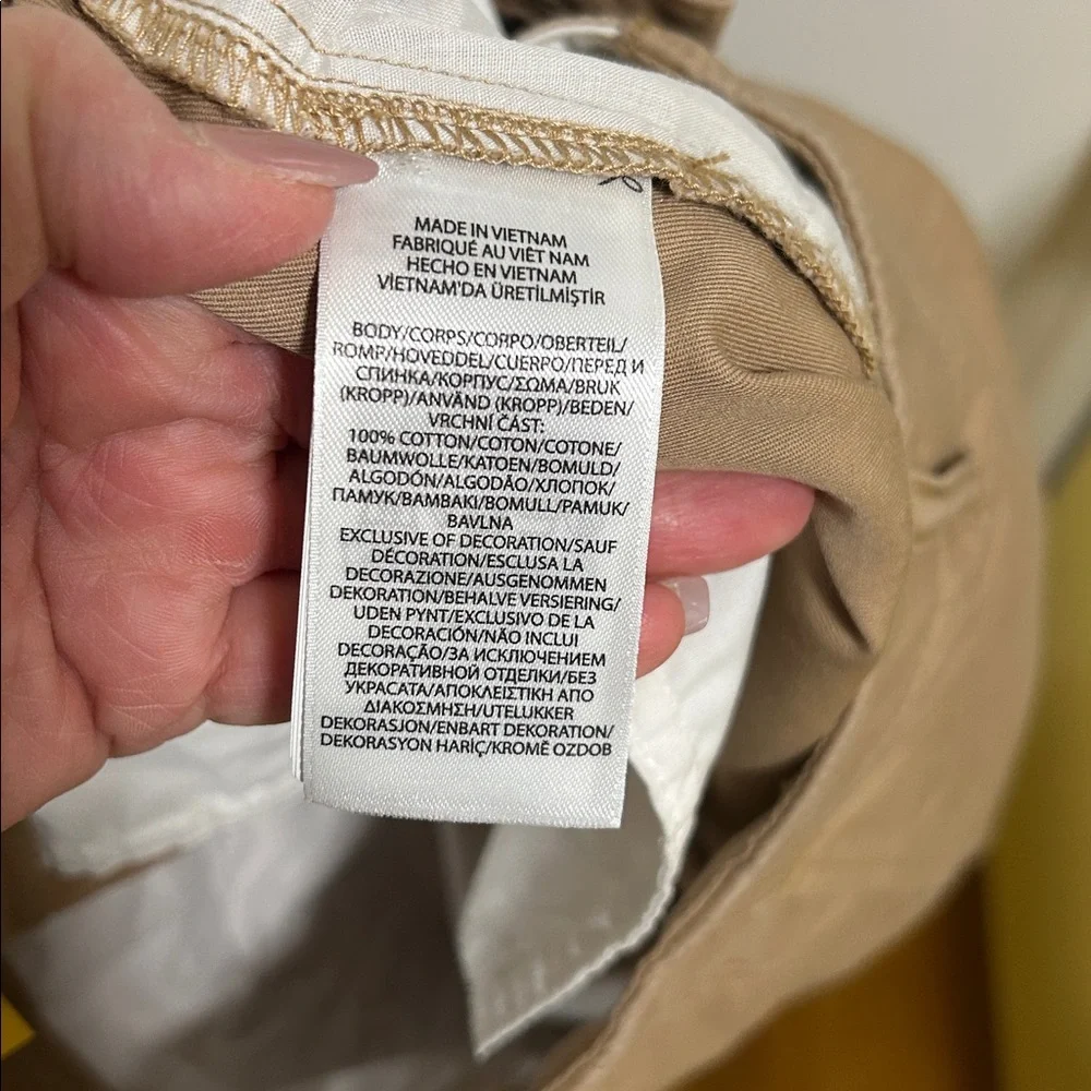 Polo by Ralph Lauren Tan Cotton Shorts NWOT 0
